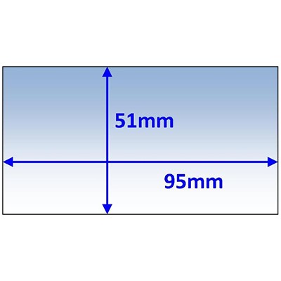 WELDCLASS LENS - CLEAR 95X51MM SUIT LINCOLN INNER